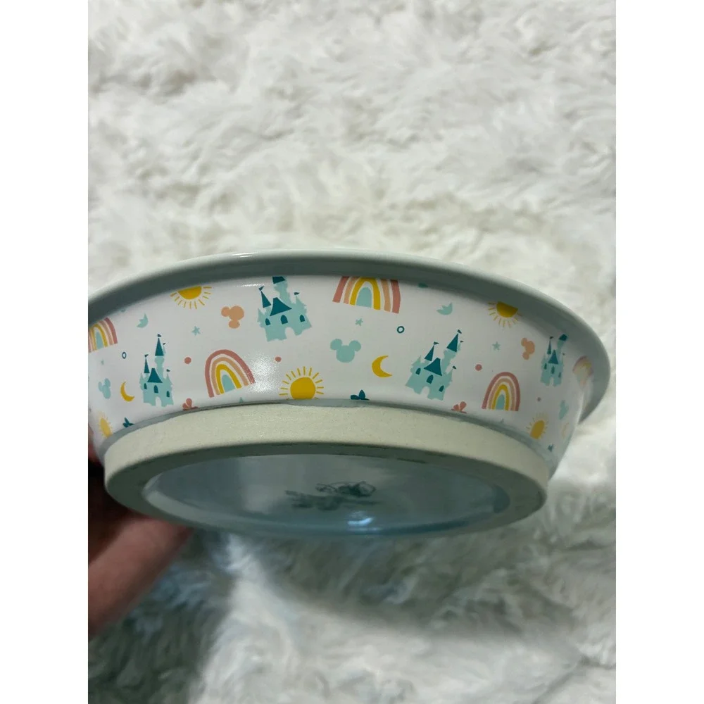 Disney Mickey Mouse Pet Bowl Change Your World Stoneware 17oz